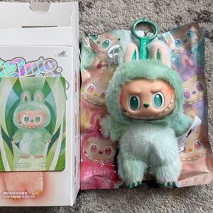 POP MART Labubu Big Into Energy “SERENITY” Keychain –100% Authentic -OPEN BOX-1
